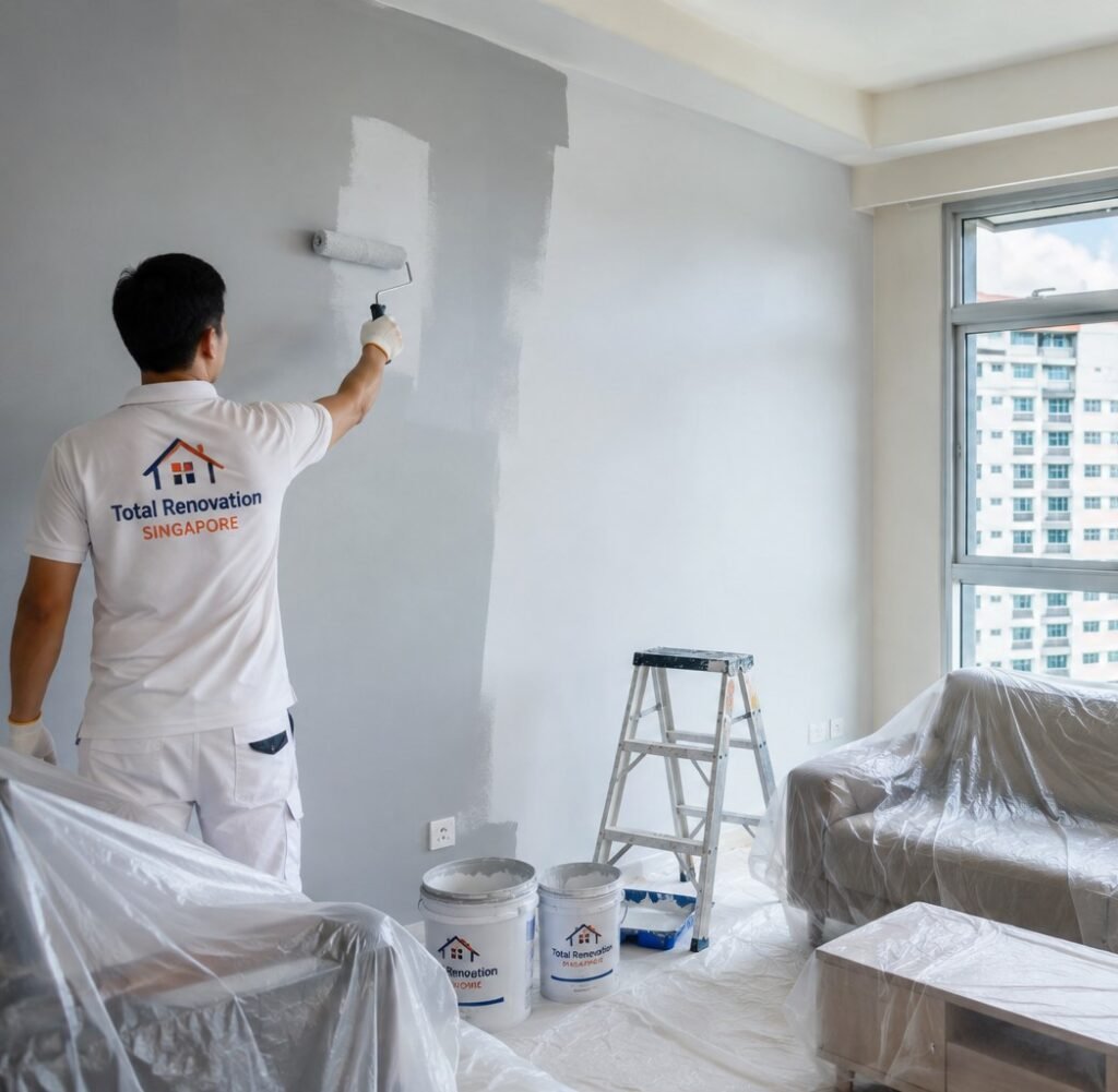 Condo interior painting service in Singapore