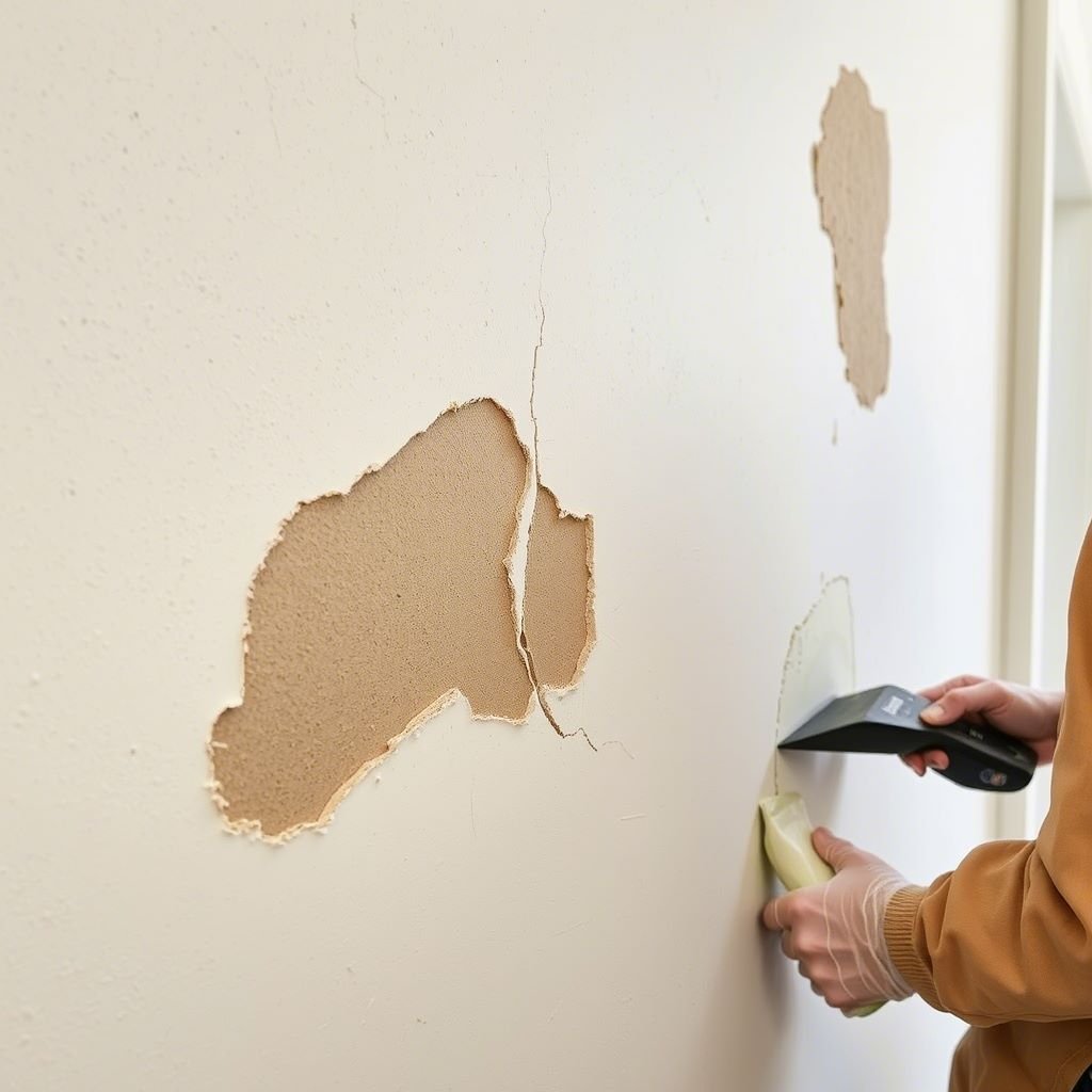 Drywall repair service for damaged walls and ceilings in Singapore