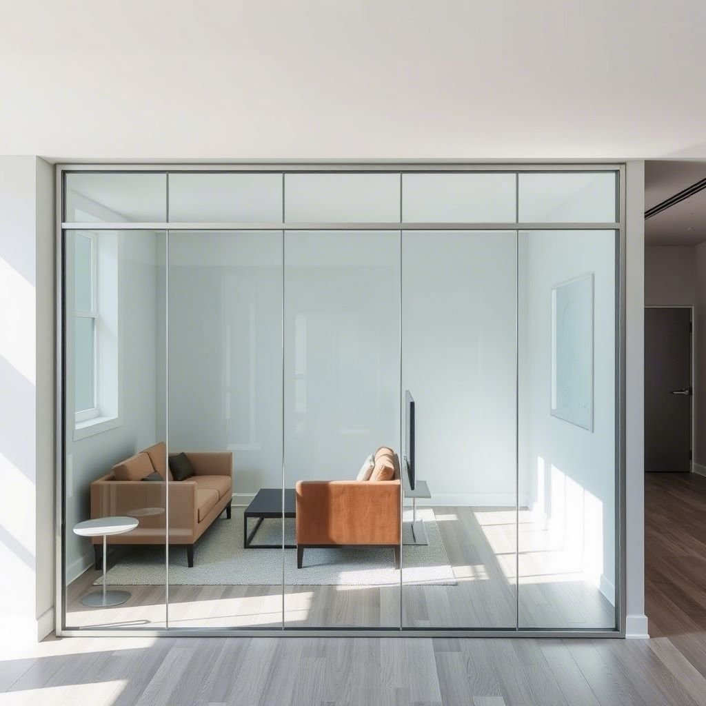 Glass partition wall installation for offices and commercial spaces in Singapore