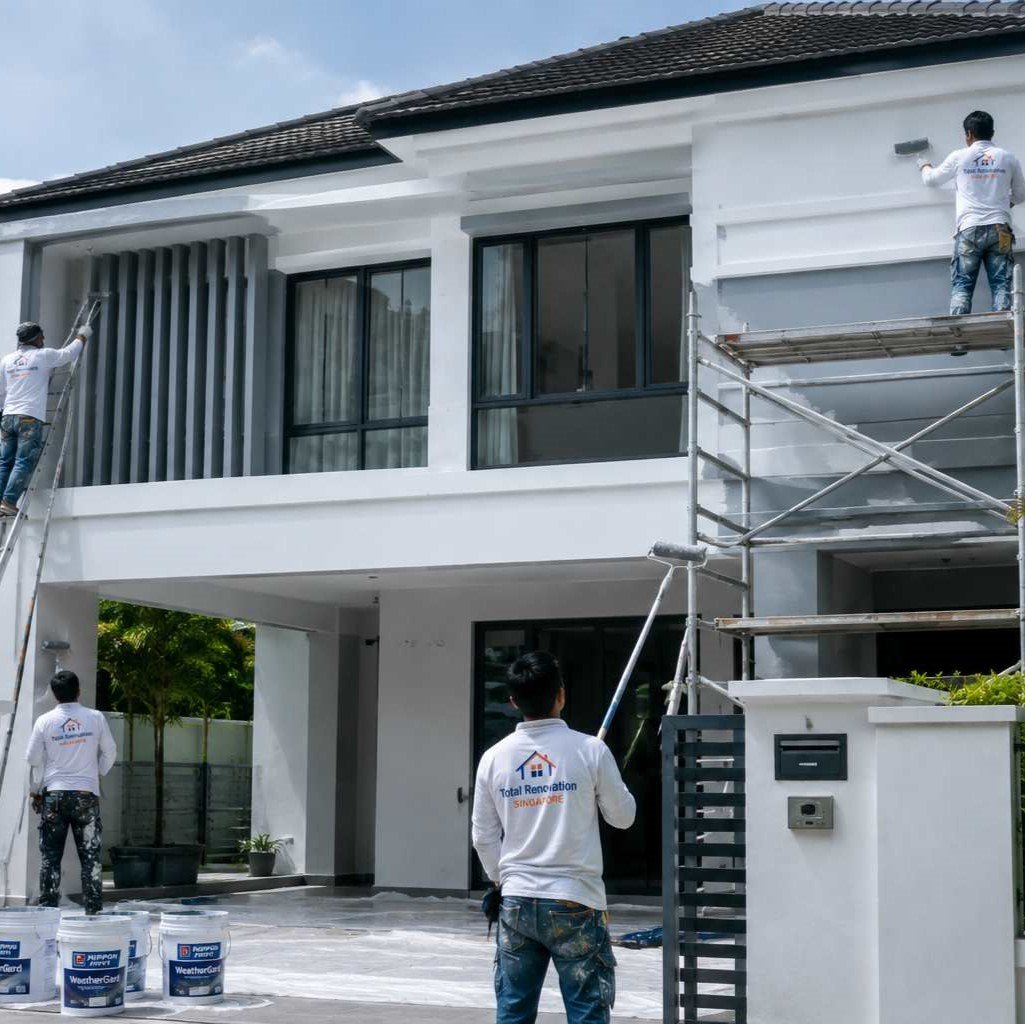 Residential house painting service in Singapore
