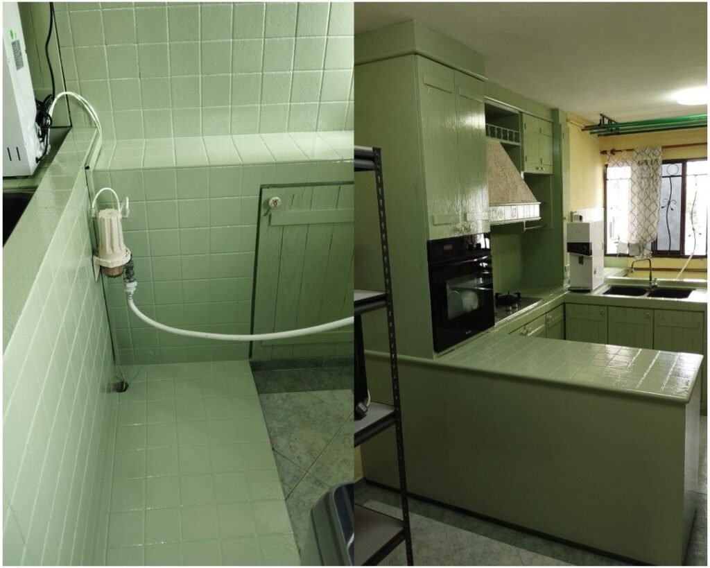 Modern kitchen renovation and remodeling project in Singapore