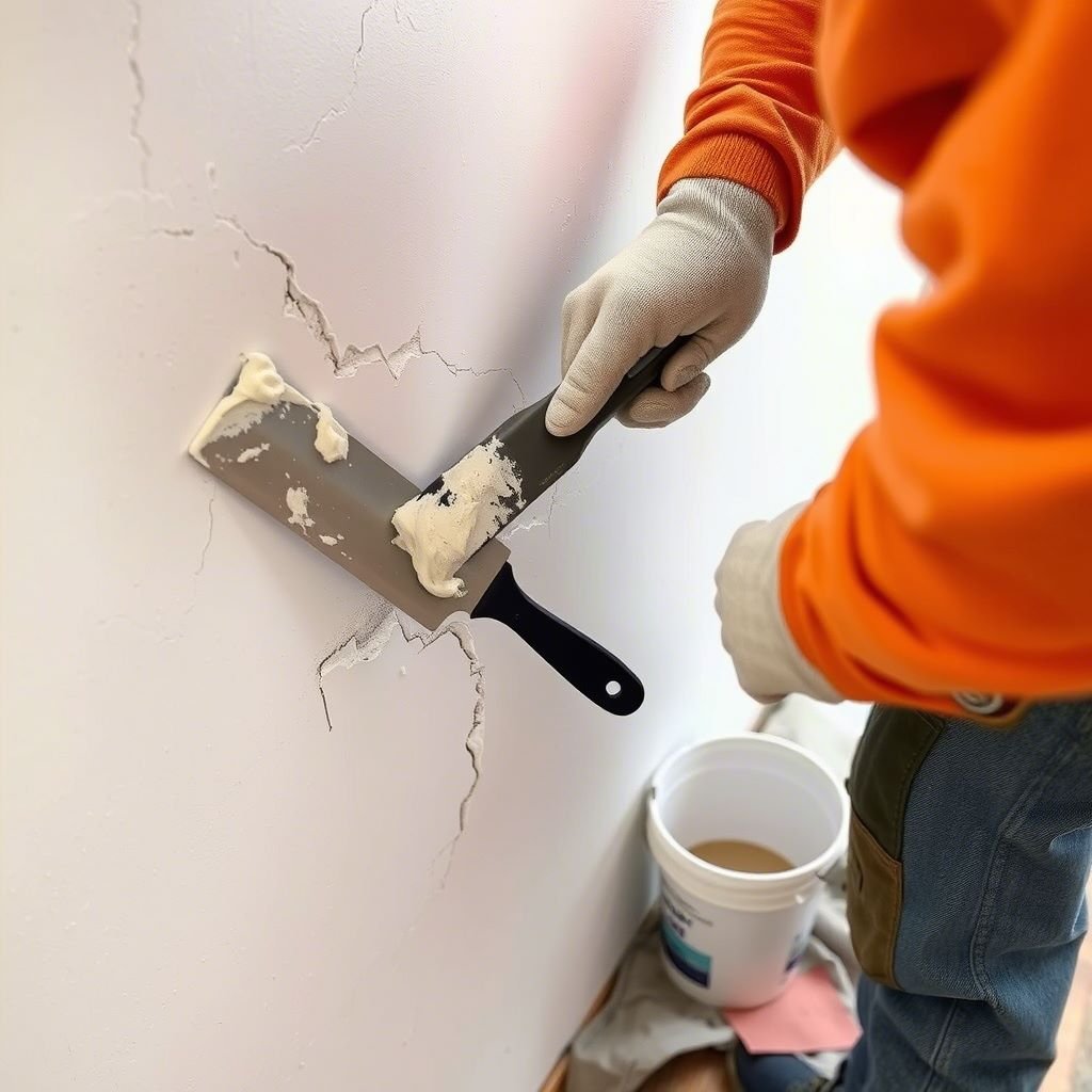 Plaster wall crack repair and wall restoration service in Singapore