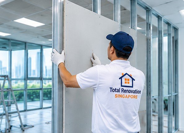 Wall partition installation contractor in Singapore